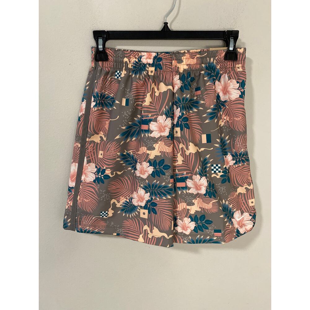 New Nike Kids Dri-Fit Training Shorts, Retro Hawaiian Print, Size Large